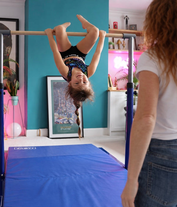 I Love Gymnastics High Bar and Gymnastics Mat
