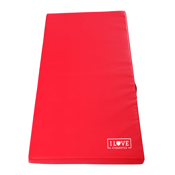 I Love Gymnastic Mini Incline Wedge | Red Portrait