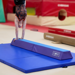 I Love Gymnastics Balance Beam & Mat | Purple & Blue