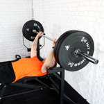 Hit Fitness 80kg Black Bumper Plates Core Weight Set