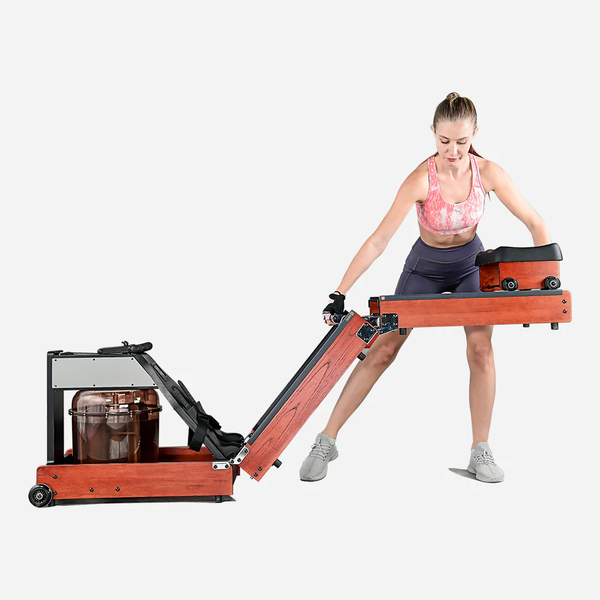 Kingsmith Premium Foldable Rowing Machine Lifestyle Folded