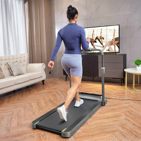 King Smith WalkingPad R2 Under Desk Treadmill Lifestyle Watching Work Out Video