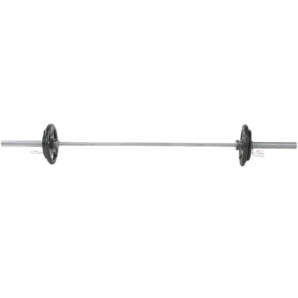 Hit Fitness 50kg Core Weight Set | Cast Iron Discs and Barbell