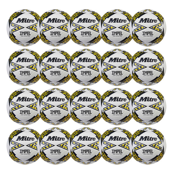 Mitre Junior Lite Match Football (320g) | 20 Pack