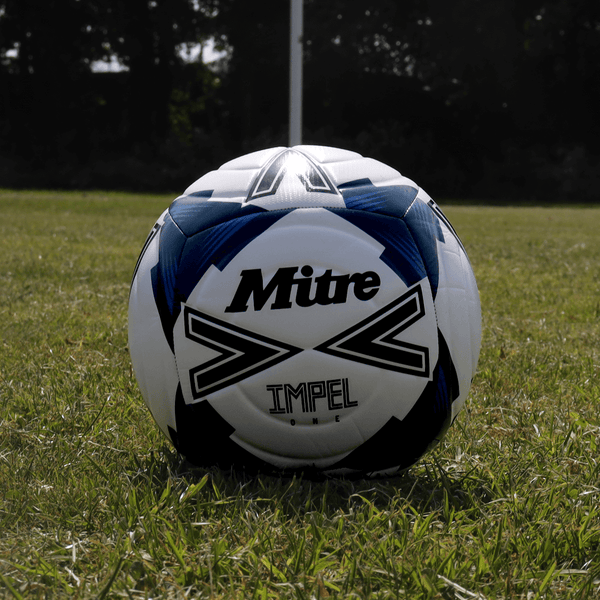 Mitre Impel One Football on a Soccer Pitch