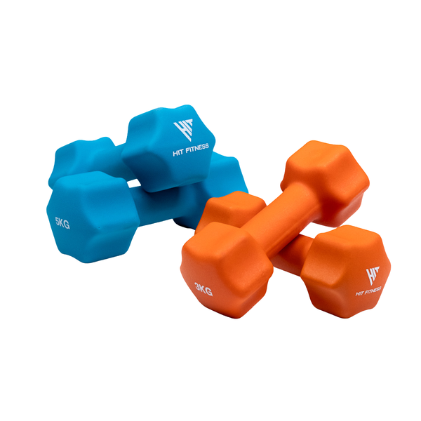 Neoprene Dumbbells Bundle 3kg 5kg
