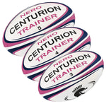 Nero Navy / Pink Trainer Rugby Ball