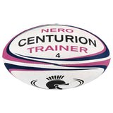 Nero Navy / Pink Trainer Rugby Ball