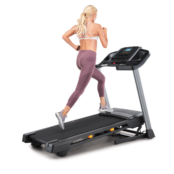 NordicTrack T6.5S Treadmill - Woman Running on Treadmill