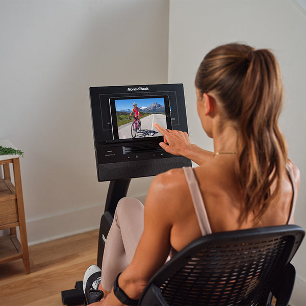 NordicTrack G LE Recumbent Bike Console and Tablet Holder