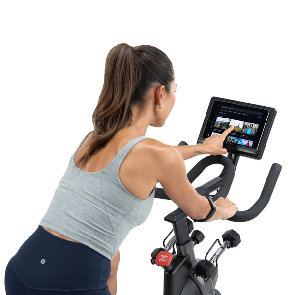 NordicTrack T Series 9 Studio Bike Tablet Lifestyle