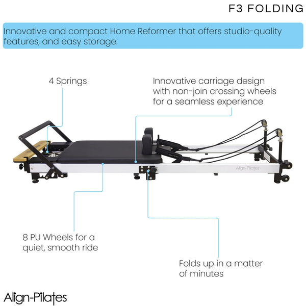 Align Pilates F3 Folding Home Reformer