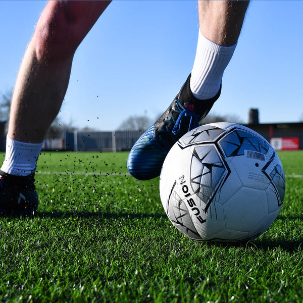 Precision Fusion FIFA Basic Training Football | Size 5 (White / Silver)
