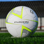 Precision Training Fusion Lite Match Quality Training Football | 320g (White/Yellow)