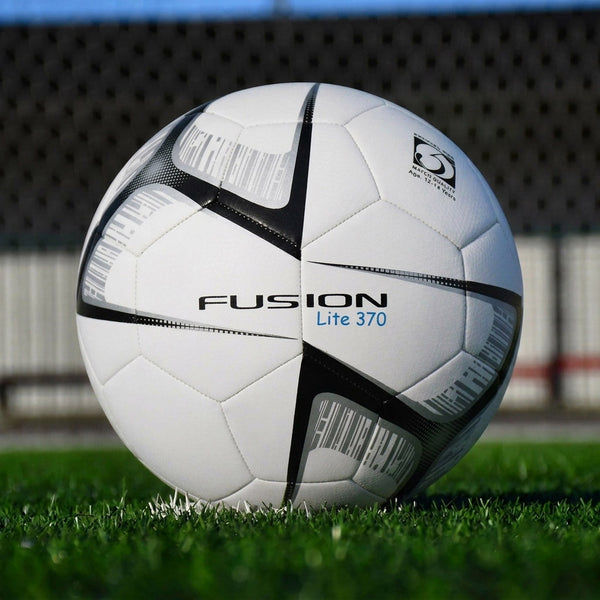 Precision Training Fusion Lite Match Quality Training Football | 370g (White/Black)