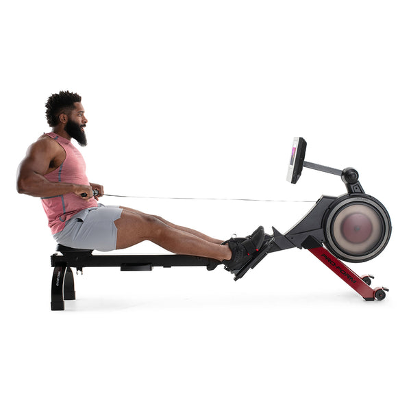 Man using Proform PRO R10 Rower