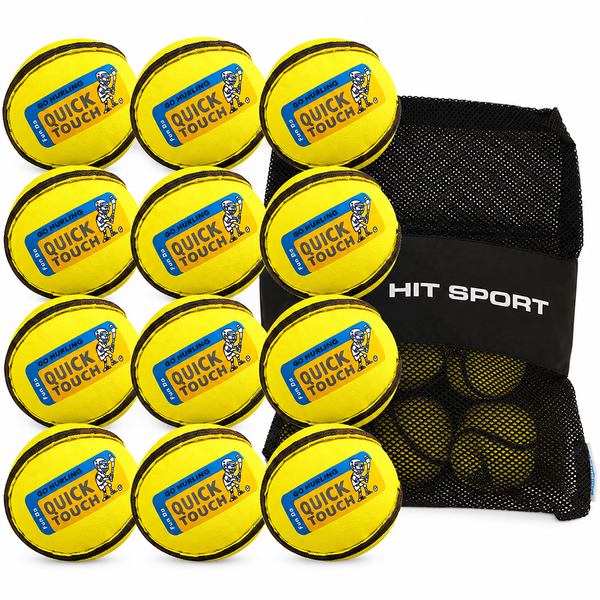 Quick Touch Kids Sliotar U10's | 12 Pack
