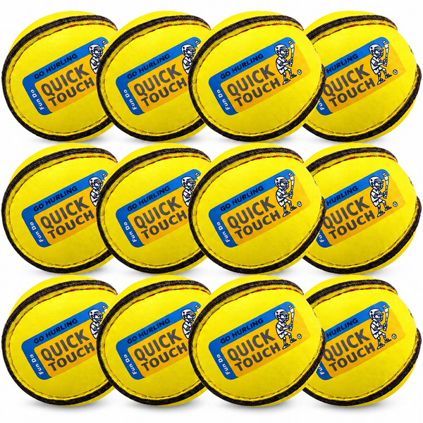 Quick Touch Kids Sliotar U10's | 12 Pack