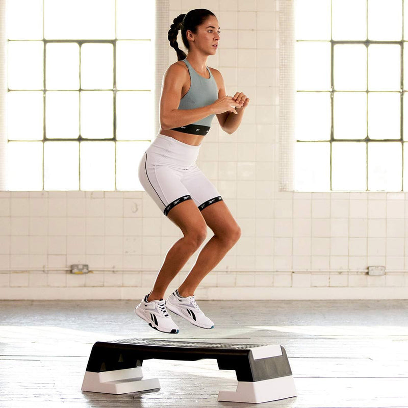 The Reebok Step Commercial Black White