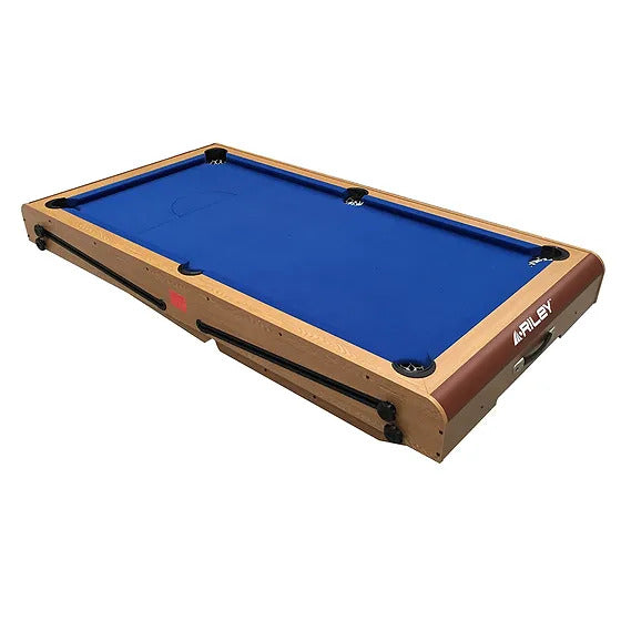 Riley 6ft Rolling/Lay Flat Folding Pool Table — McSport