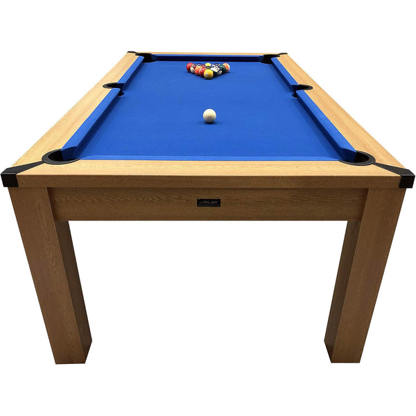 Riley 7ft American Pool Table | Oak Front View