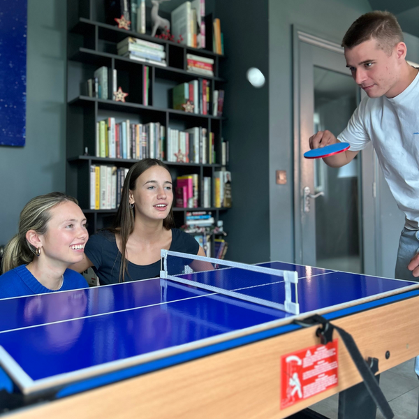 Riley 4ft 12-in-1 Folding Multi Games Table Lifestyle Ping Pong
