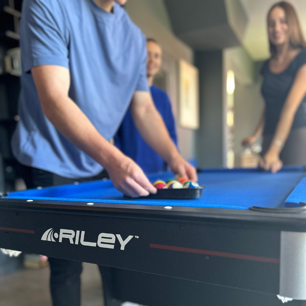 Riley 5ft Folding Pool Table with Table Tennis Table | Blue Lifestyle Pool