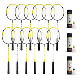Schools Badminton Pack | 12 Rackets and 3 Shuttlecock Tubes