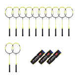 Schools Badminton Pack | 12 Rackets and 3 Shuttlecock Tubes
