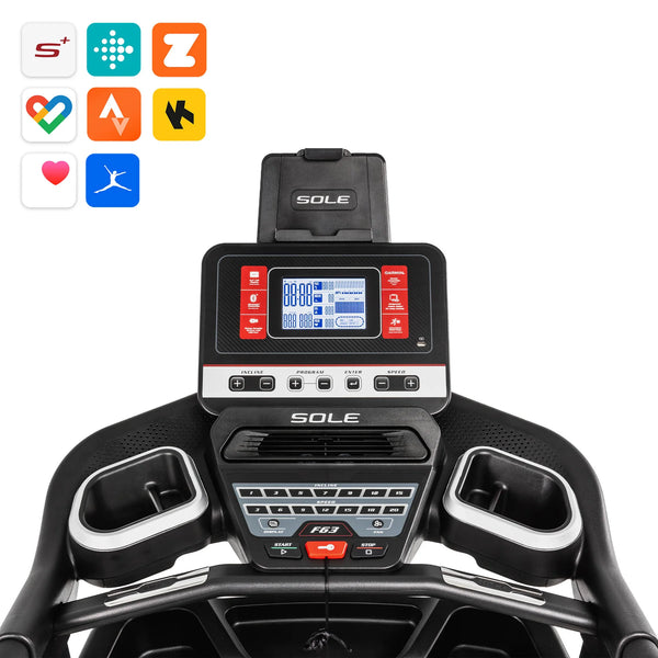 Sole F63 Treadmill Console Apps