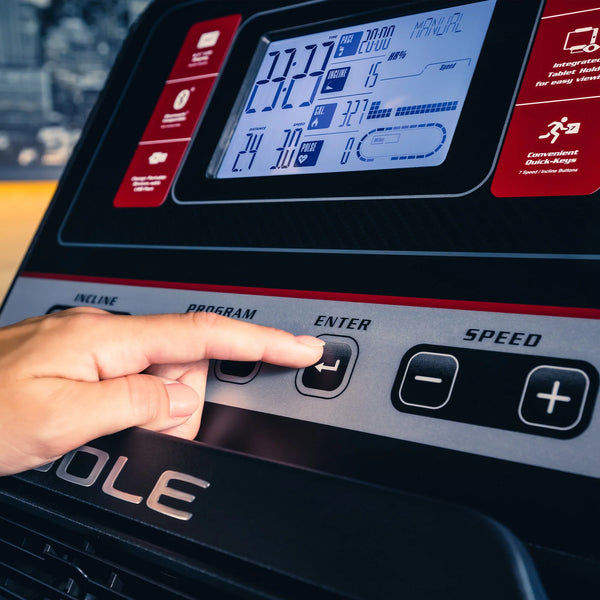 Sole F63 Treadmill Console Close Up