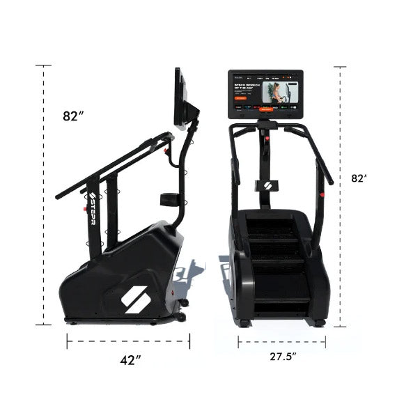 Stepr Home Stairmill Climber | 27" Console