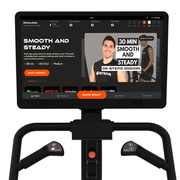 Stepr Home Stairmill Climber | 27" Console (Display)