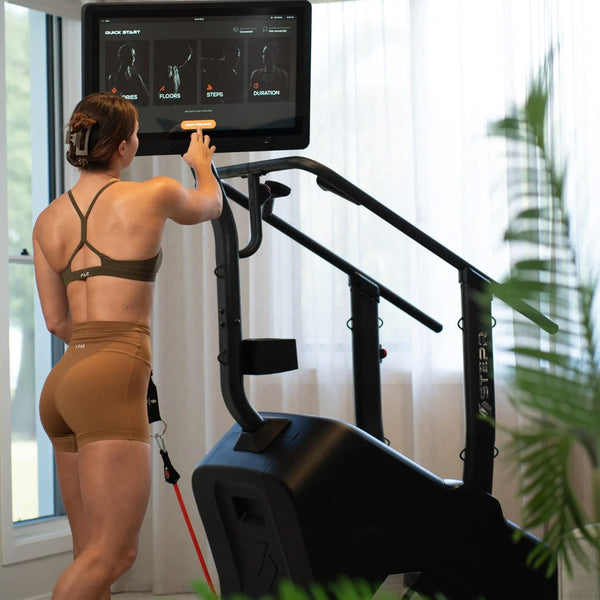 Stepr Home Stairmill Climber | 27" Console (Lifestyle)