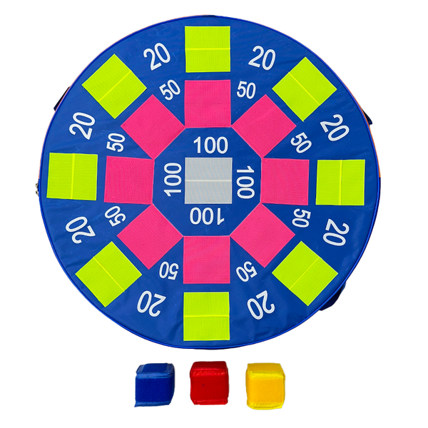 Target Throw Wheel with 3 Soft Balls and Balls