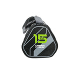 Urban Fitness Power Bag 15kg with ergonomic handles and straps, set against a plain gym wall background.