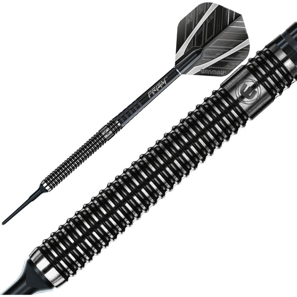 Winmau Blackout Tungsten Darts | 90% Dart and Grip