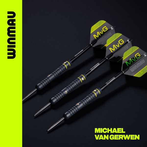 Winmau Michael van Gerwen MvG Core Brass Steel Tip Darts - 21g