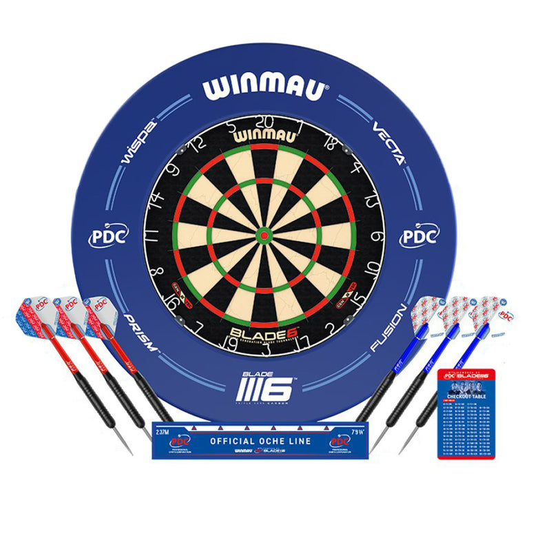 Winmau PDC Surround & Blade 6 Dartboard Set — McSport Ireland