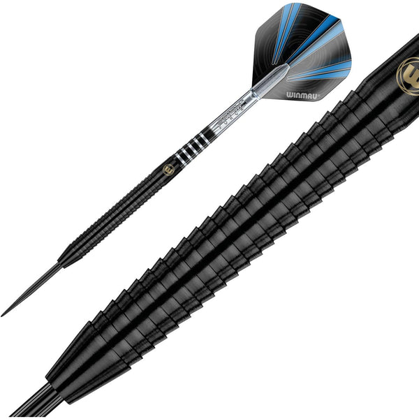 Winmau Sabotage Tungsten Black Darts | 90% Dart and Grip