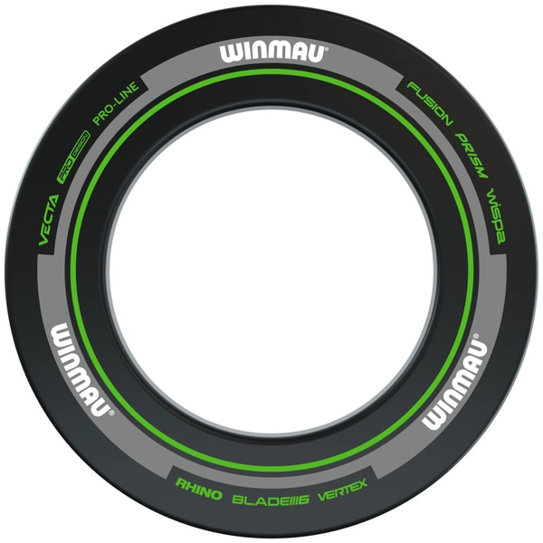 Winmau Advanced Surround | Black & Green Facing