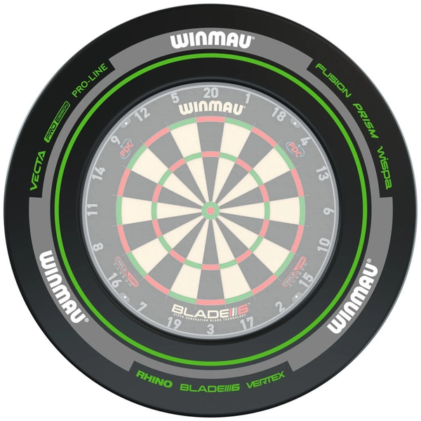 Winmau Advanced Surround | Black & Green Cover