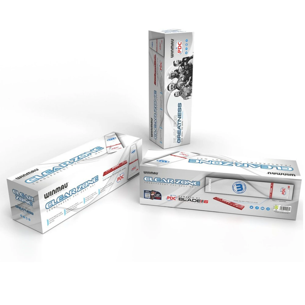 Winmau Clear Zone With Oche Dartmat Packaging