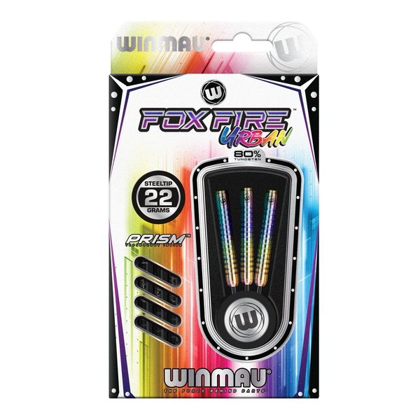 Winmau Foxfire Urban Tungsten Darts | 80% Packaging
