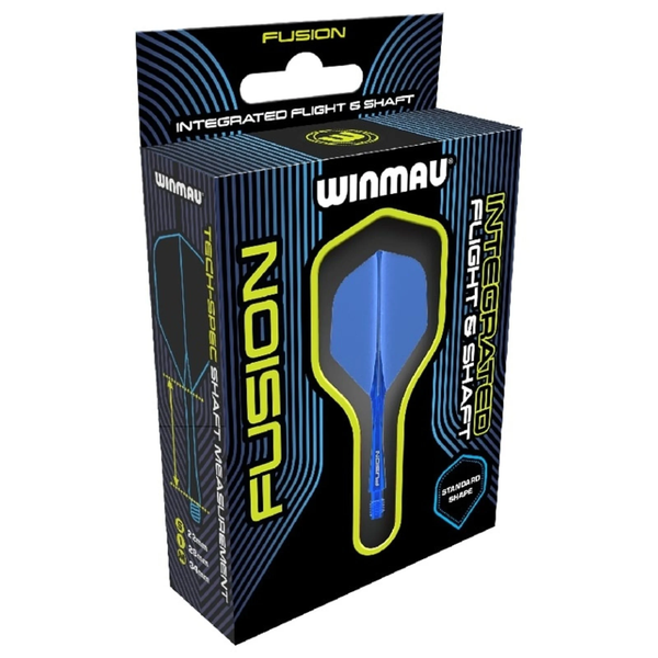 Winmau Fusion Integrated Flight & Shaft | Blue Packaging