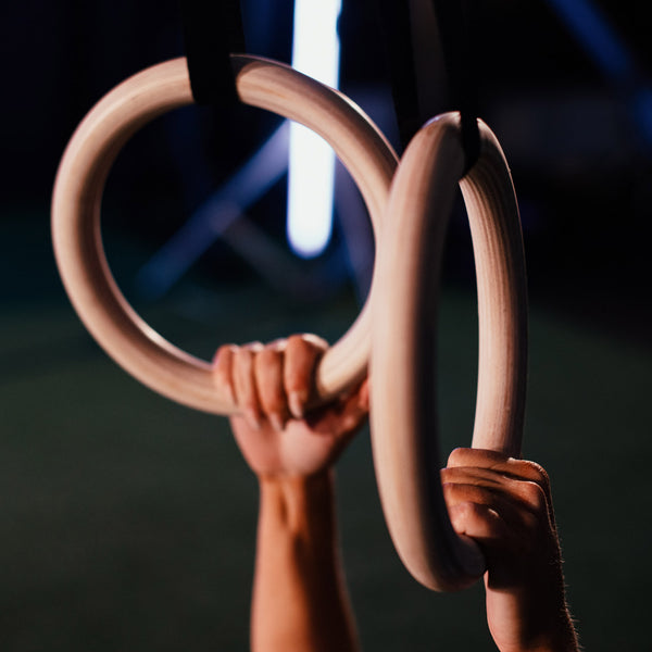 Hit Fitness Wooden Gym Ring Set Lifestyle