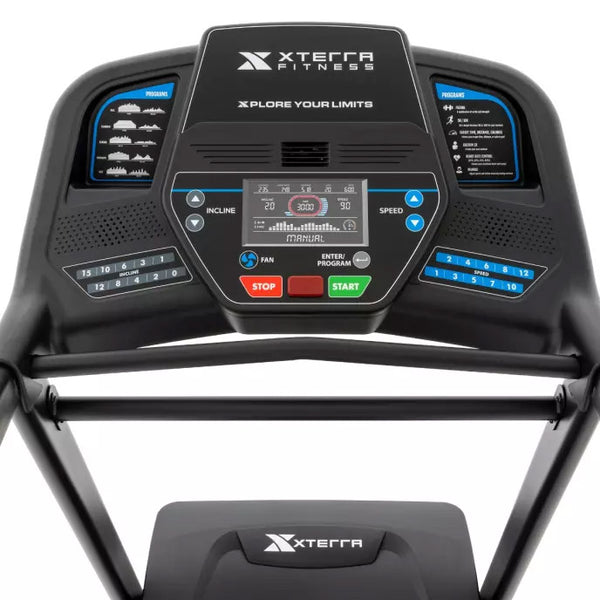 Xterra TR85 Folding Treadmill - Console