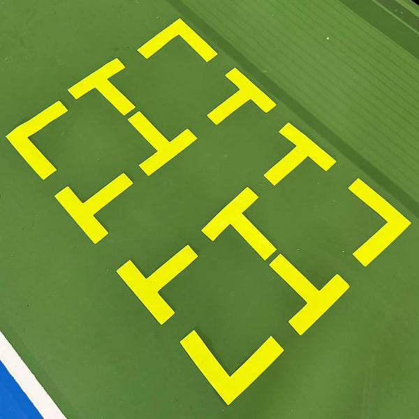 Zoft Pickleball Court Markers | 12 Pack