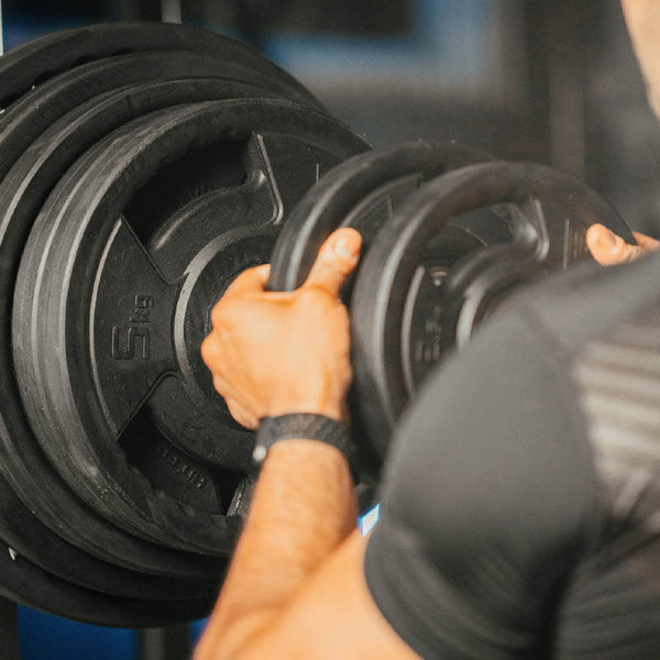Hit Fitness Rubber Radial Olympic Weight Discs | 5kg Image McSport Ireland