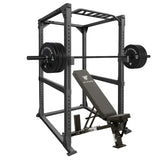 Hit Fitness Supreme Pack 120kg | Rack - Bench - Black Bumper Plates
